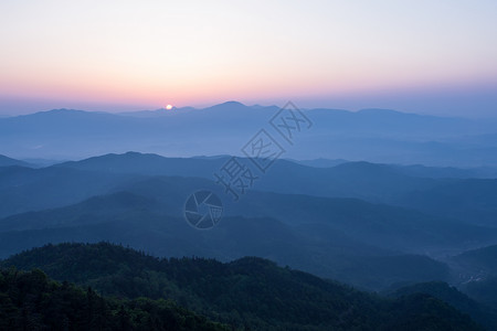 三地墙绘素材湖北大悟三爪山背景