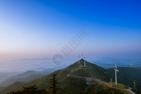 湖北大悟三爪山星空拍摄基地高清图片