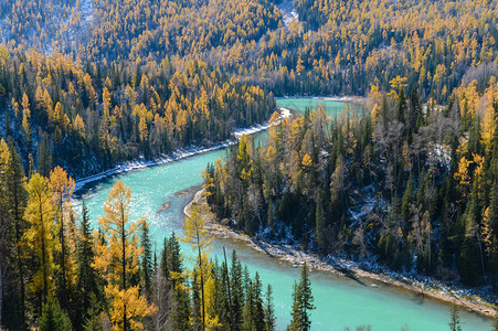 旅游的意义新疆喀纳斯背景