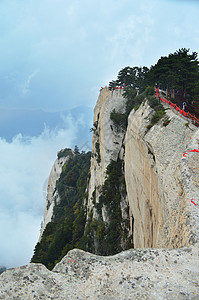 陕西西岳华山自然风光背景图片