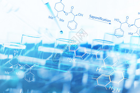 液滴入试管测试化学实验室背景图片
