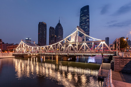 天津解放桥背景图片
