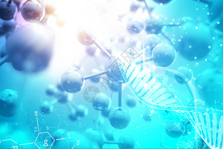 分子与DNA背景图片