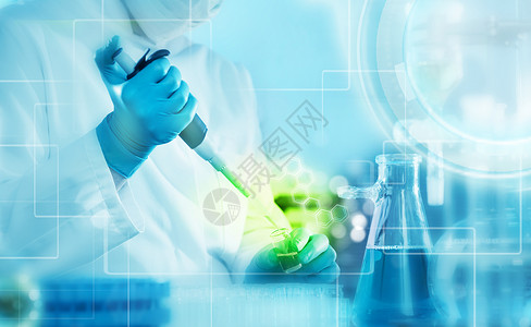 高科技实验医学化学研究设计图片