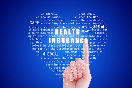 保险元素健康保险设计图片