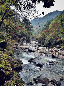 分水岭秦岭山水照片背景