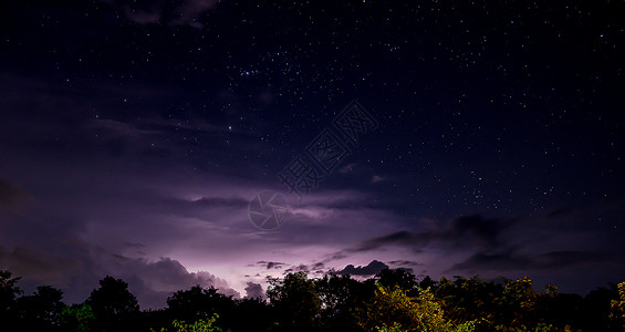 南部海滨昼夜星空背景图片