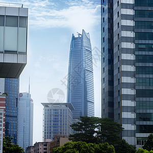 东莞地标城市建筑背景