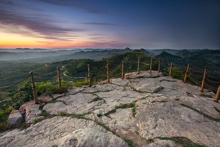 岩石旅游目的地山顶观景平台高清图片下载背景