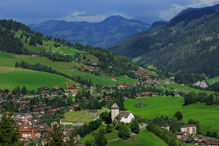 瑞士旅游 欧洲瑞士湖光山色图片