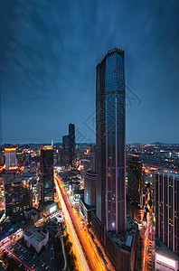 大连之颠城市建筑风光夜景图片