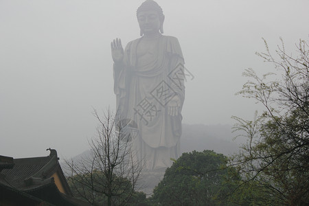 巨人之路无锡灵山大佛背景