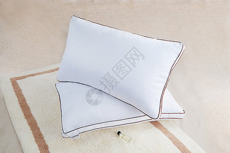 白色枕芯枕芯背景