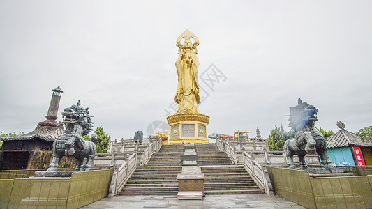 莲花建筑素材祈福圣地莲花山背景