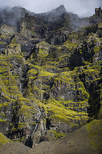 欧洲冰岛瓦特纳冰川国家公园背景
