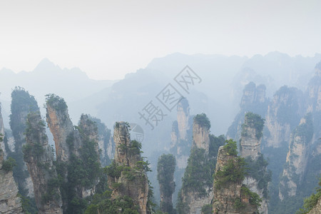 张家界山景图片