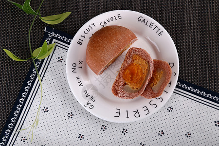 红豆切块面包夹心面包背景