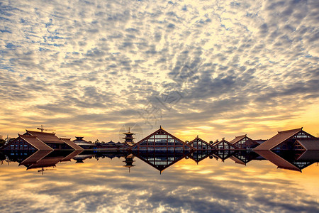上海松江广富林水下博物馆背景图片