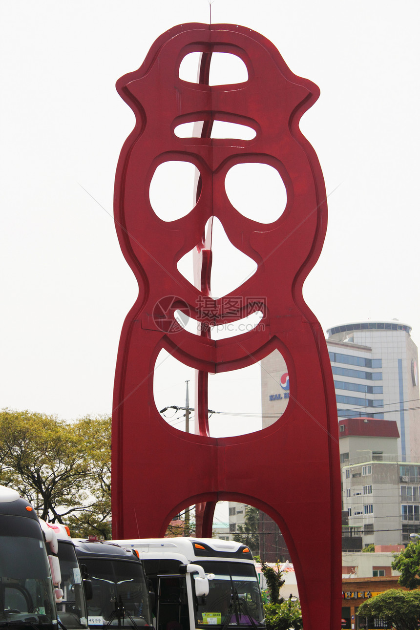 济州岛雕塑图片