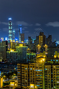 上海浦东新区夜景图片