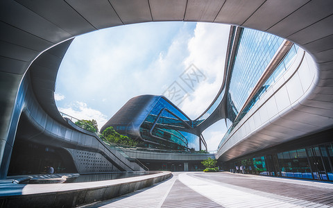 凌空SOHO建筑背景图片