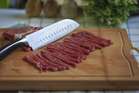 牛肉牛肉干切段高清图片