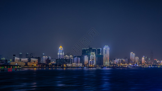 武汉两江四岸夜景图片