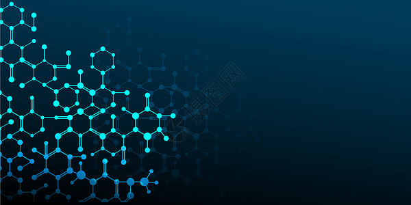 分子图科技背景设计图片