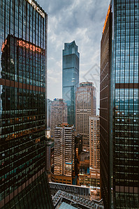 重庆CBD城市俯瞰科技感高清图片