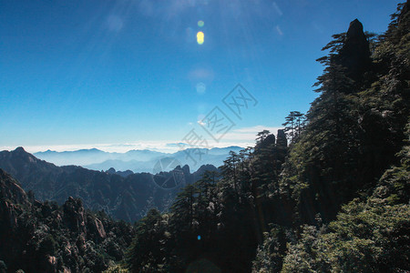 旅途黄山安徽黄山背景