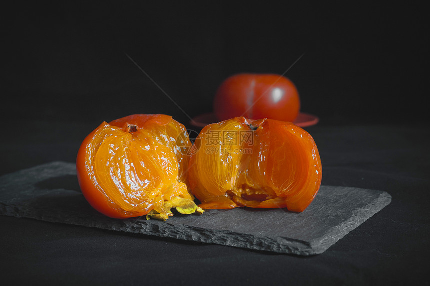 新鲜水果软柿子图片