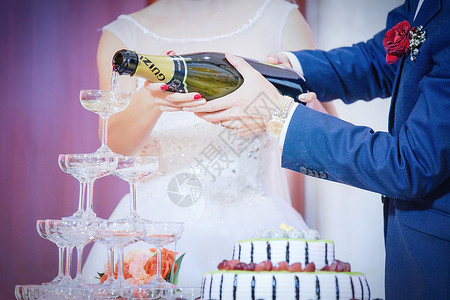 婚庆用酒素材婚礼背景