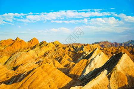 粗砂甘肃张掖七彩丹霞背景