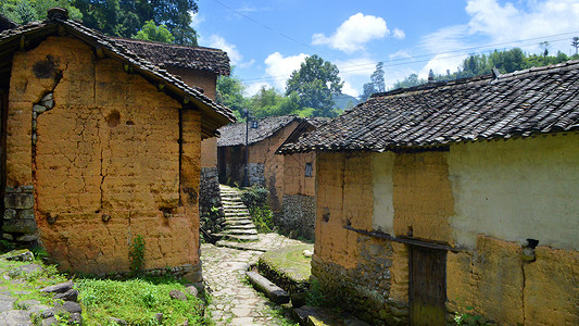 丽水坑根石寨风景照图片