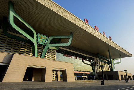成都火车东站背景图片