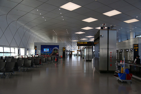 郑州机场郑州国际机场内部照片背景