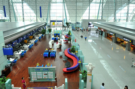 成都双流国际机场T2航站楼背景图片