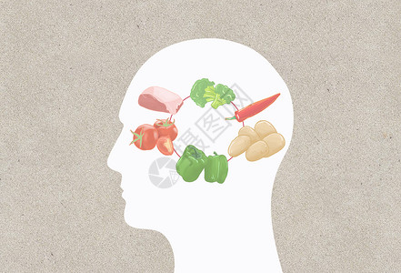 素食主义海报健康养生设计图片