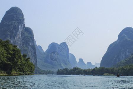 广西山水背景图片