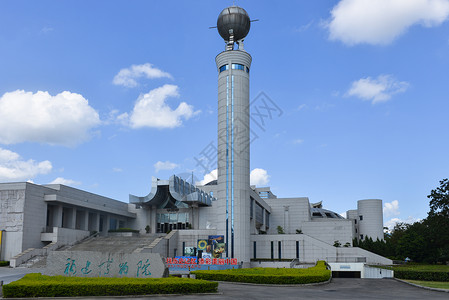 馆藏福州博物馆建筑背景