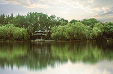 江浙沪包邮江南园林美景背景