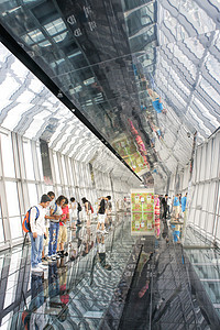 上海环球贸易中心观光厅背景图片