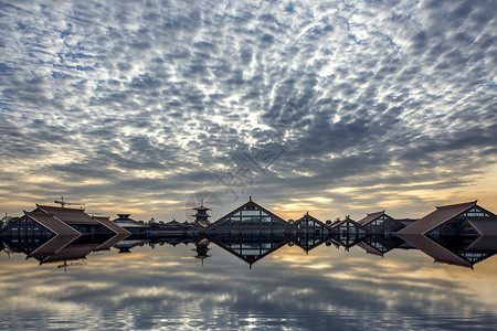 上海松江广富林公园背景图片