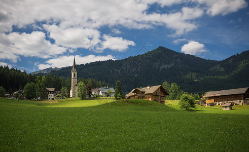 奥地利山区乡村田园风光图片