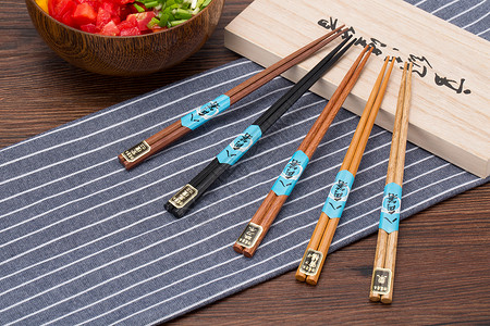 竹艺术筷子背景