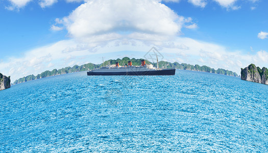 南沙港海上运输贸易设计图片