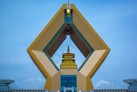 陕西省宝鸡市法门寺背景图片
