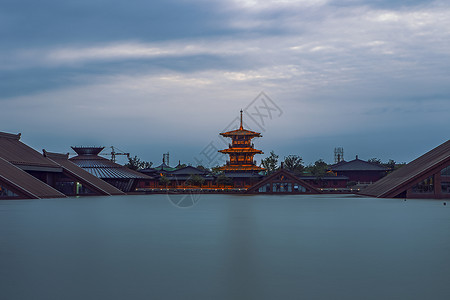 遗产日展板广富林公园背景