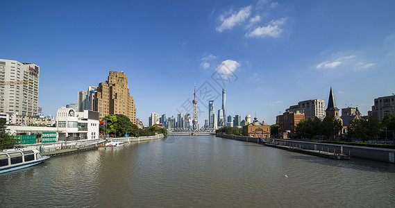苏州河背景图片