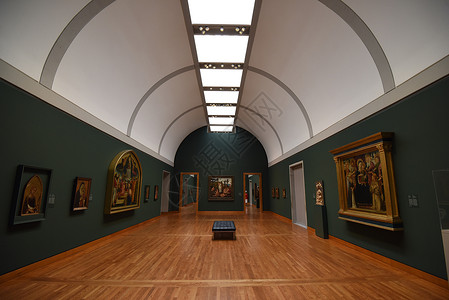 古根海姆美术馆美术馆室内背景